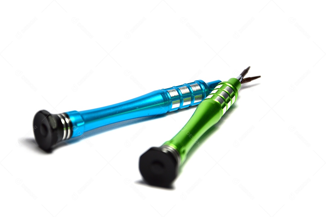 Chave pentalobe ferramentas em fundo branco