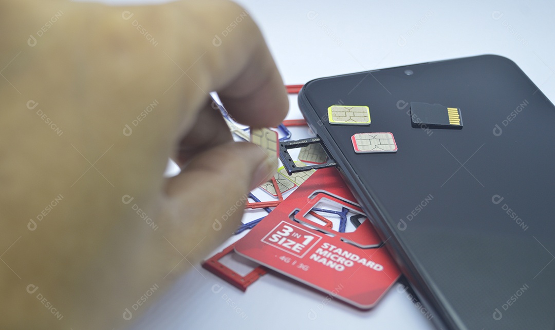 Bandeja de celular para chip