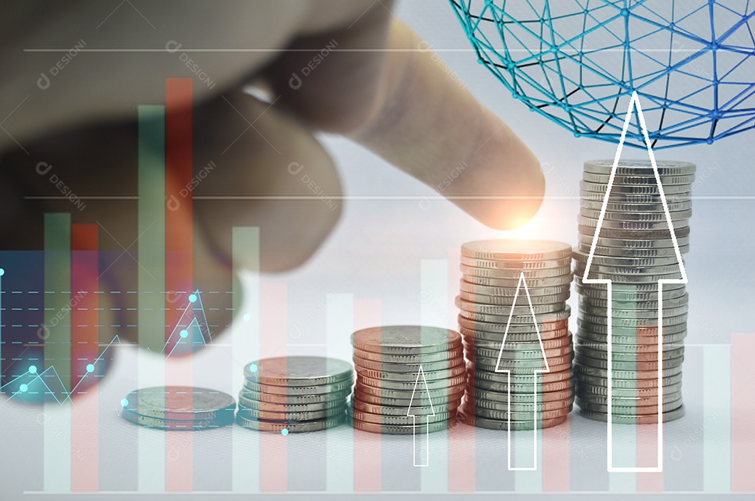 O conceito de finanças globais em tendência de alta