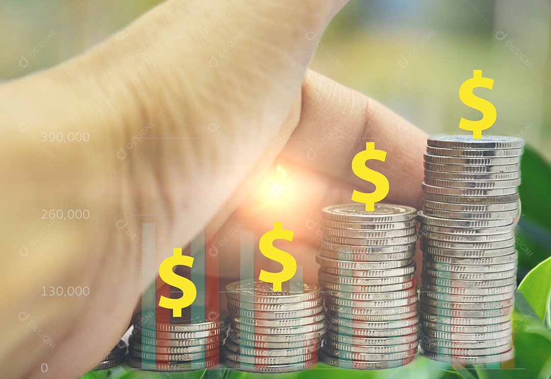 O conceito de finanças globais em tendência de alta