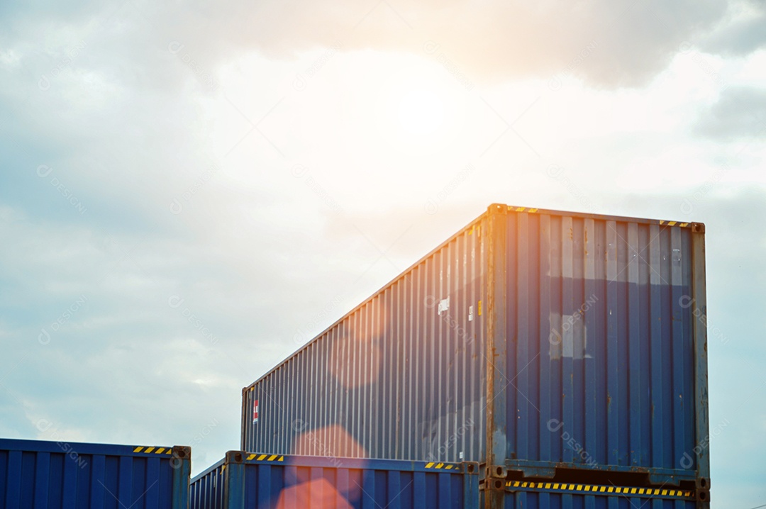 Contêiner grande Usado para remessas internacionais