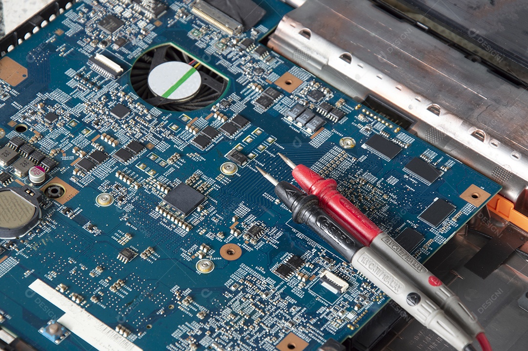 Visualização de imagem, CPU, placa-mãe de computador, reparo de placa-mãe eletrônica.