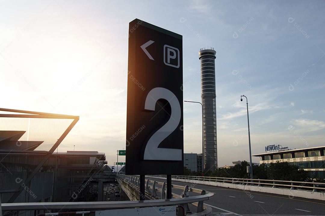 Estacionamento 2 no Aeroporto Suvarnabhumi