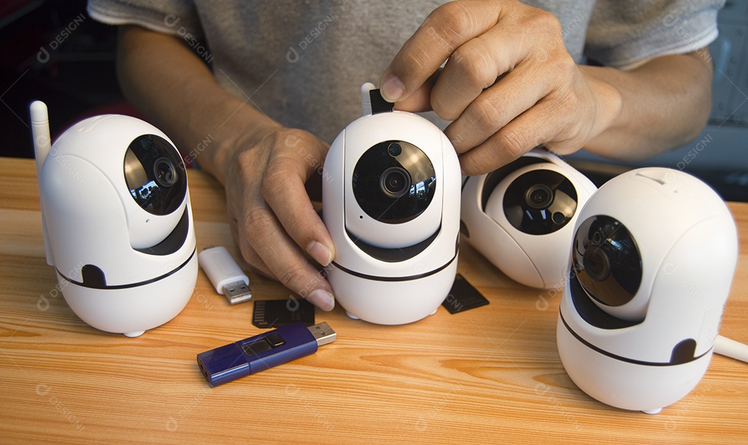 Câmeras IP instale CCTV ou sistemas de vigilância de alta tecnologia