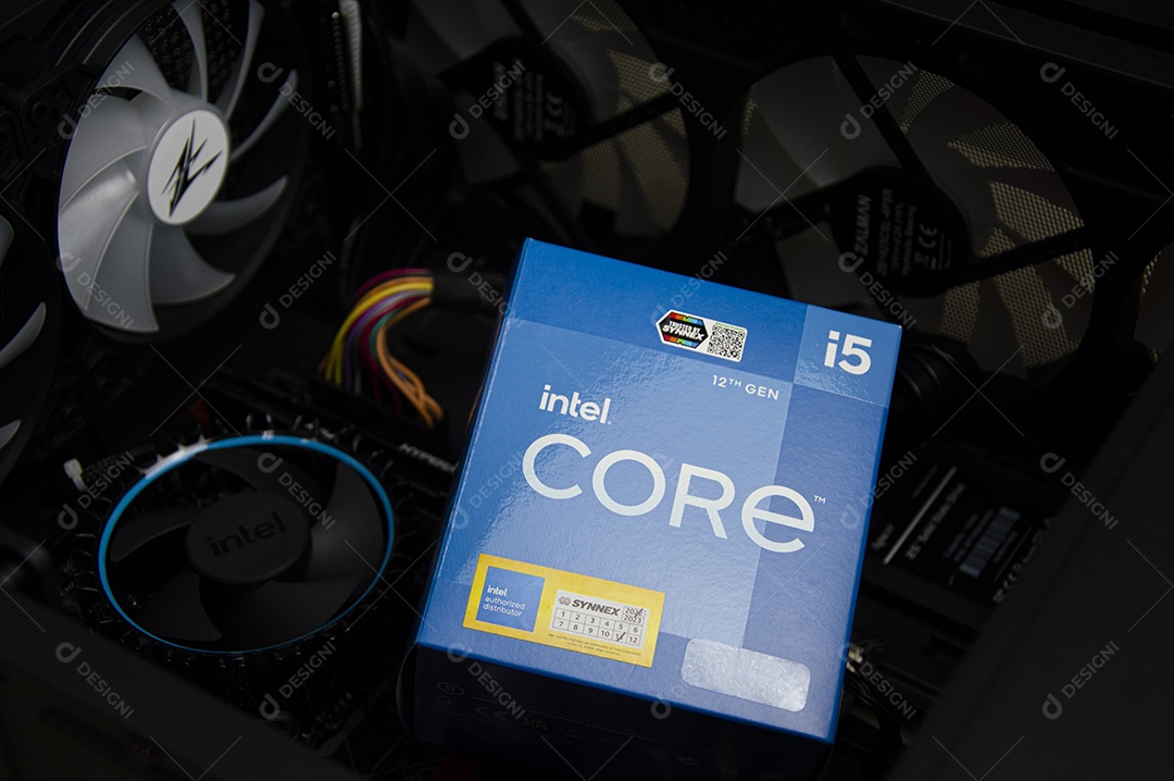 O chip CPU Intel de 12ª geração é muito popular