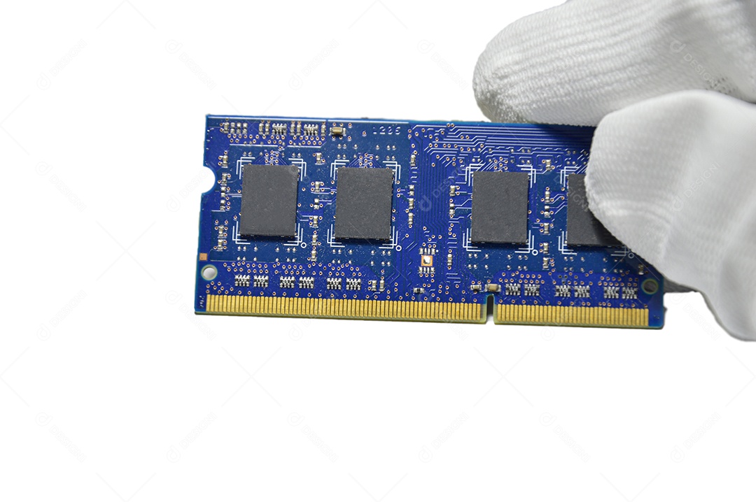 Close da RAM do notebook tipo DDR3