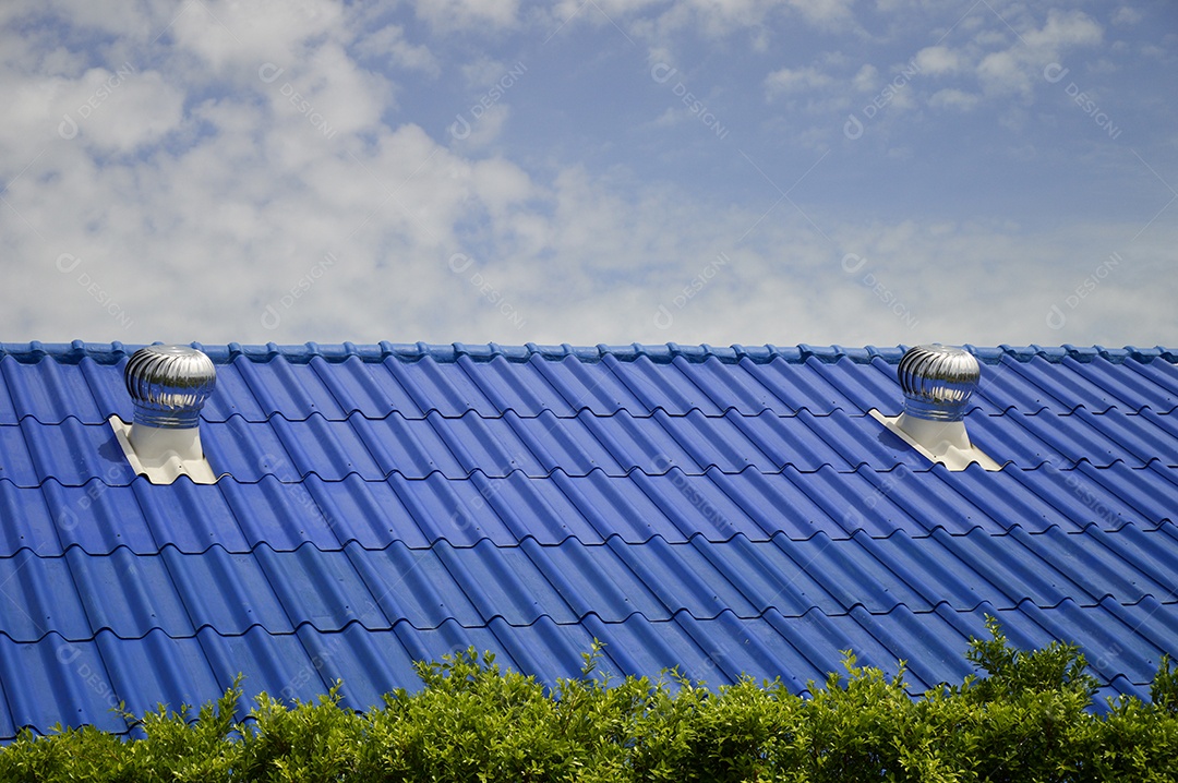 Resfriamento de turbina eólica montada no telhado