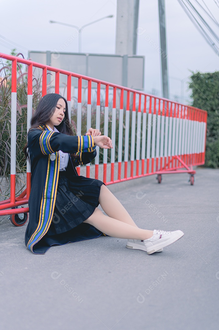 Aluna que aprenderam com sucesso estudam graduação