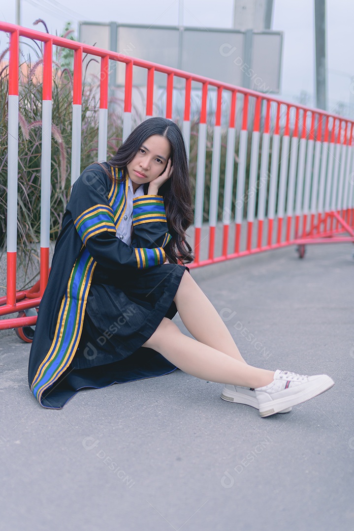 Aluna que aprenderam com sucesso estudam graduação