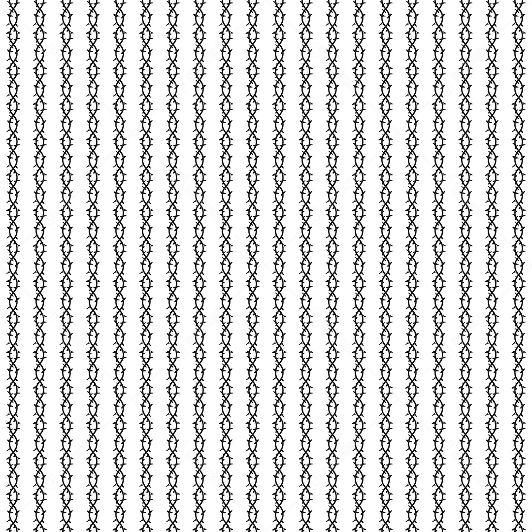 Padrão de Arame Farpado Ilustração Vetor EPS