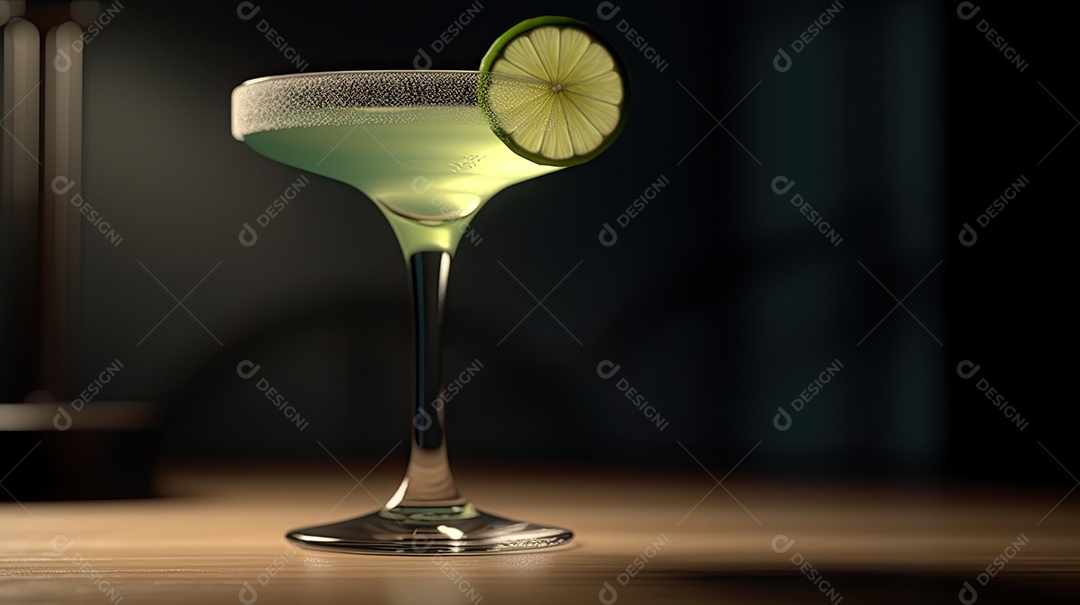 Delicioso coquetel de margarita