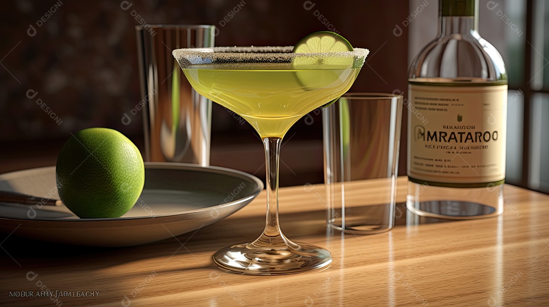 Delicioso coquetel de margarita