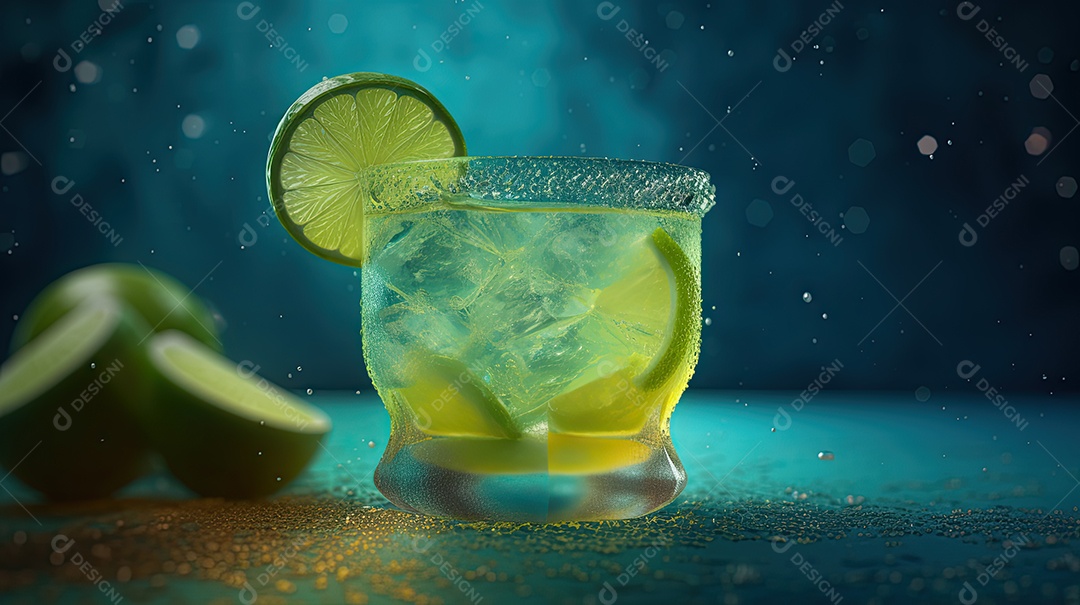 Delicioso coquetel de margarita