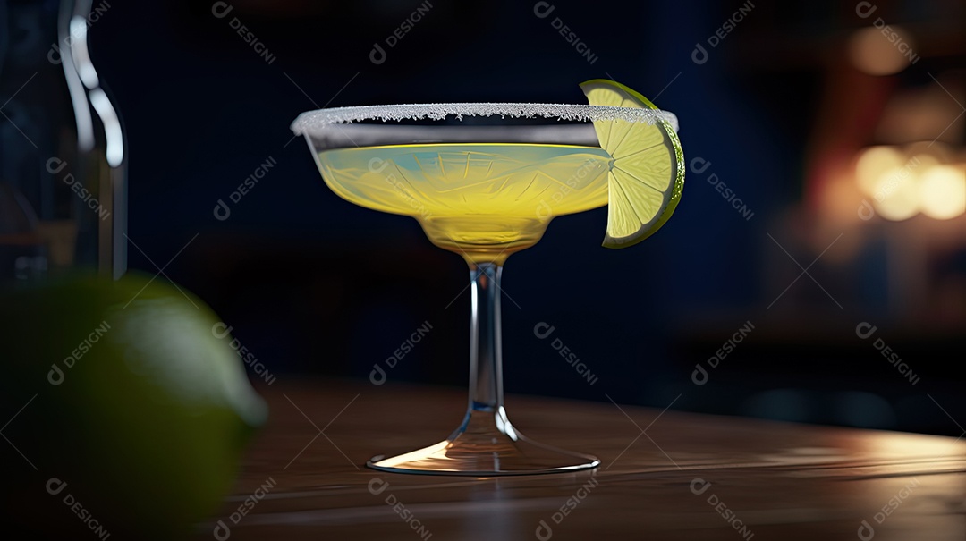 Delicioso coquetel de margarita