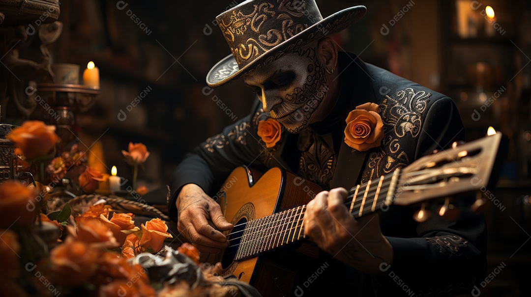 Dia dos Mortos, lembrando o falecido 1º de novembro Generative AI.