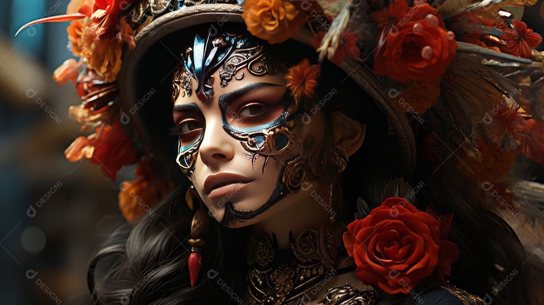 Dia dos Mortos, lembrando o falecido 1º de novembro Generative AI.