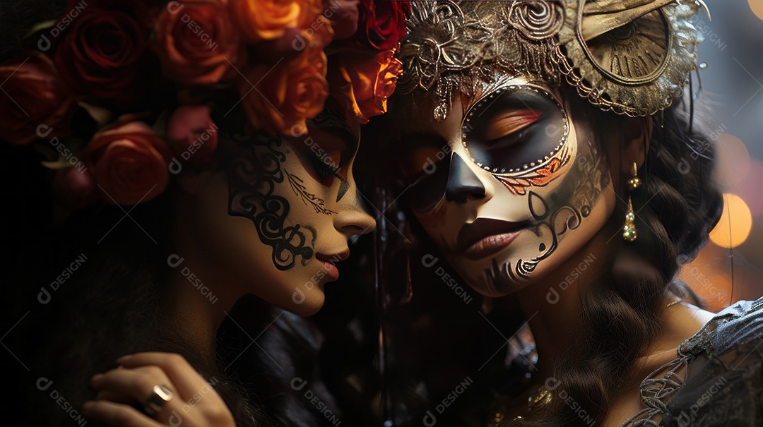 Dia dos Mortos, lembrando o falecido 1º de novembro Generative AI.