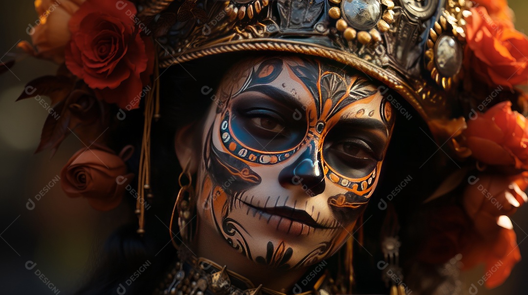 Dia dos Mortos, lembrando o falecido 1º de novembro Generative AI.