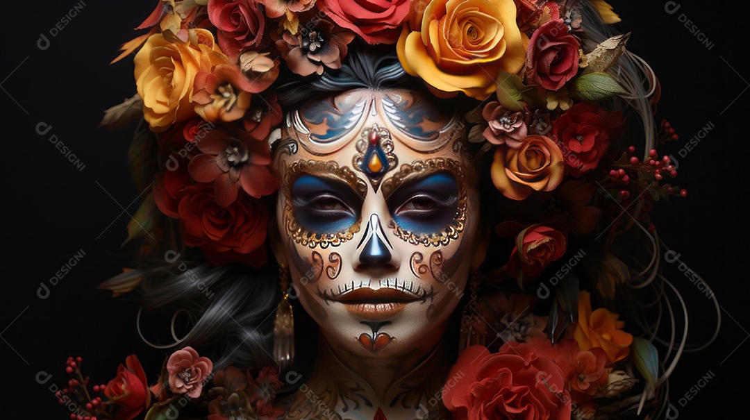 Dia dos Mortos, lembrando o falecido 1º de novembro Generative AI.