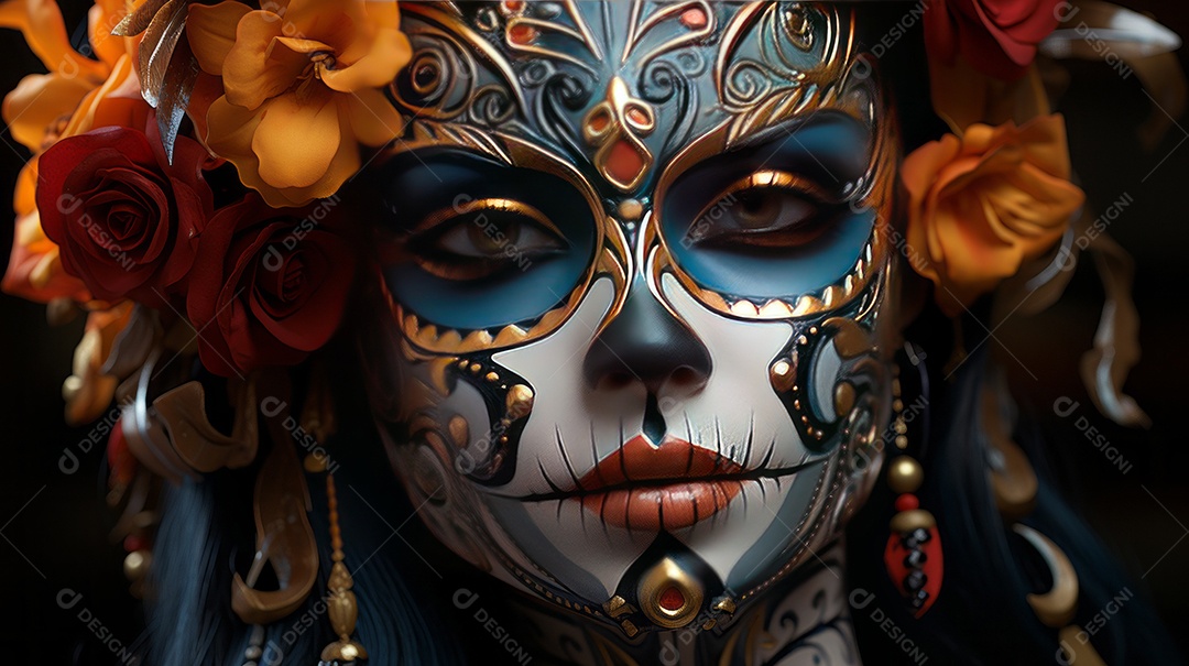 Dia dos Mortos, lembrando o falecido 1º de novembro Generative AI.