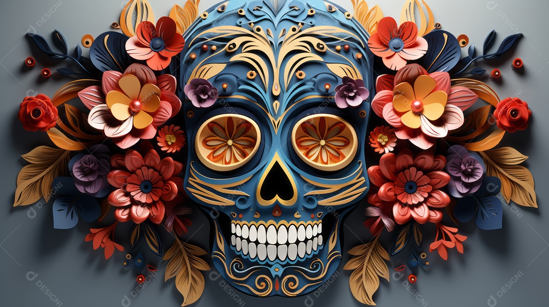 Dia dos Mortos, lembrando o falecido 1º de novembro Generative AI.