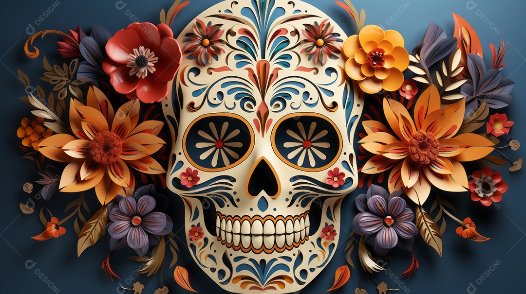 Dia dos Mortos, lembrando o falecido 1º de novembro Generative AI.