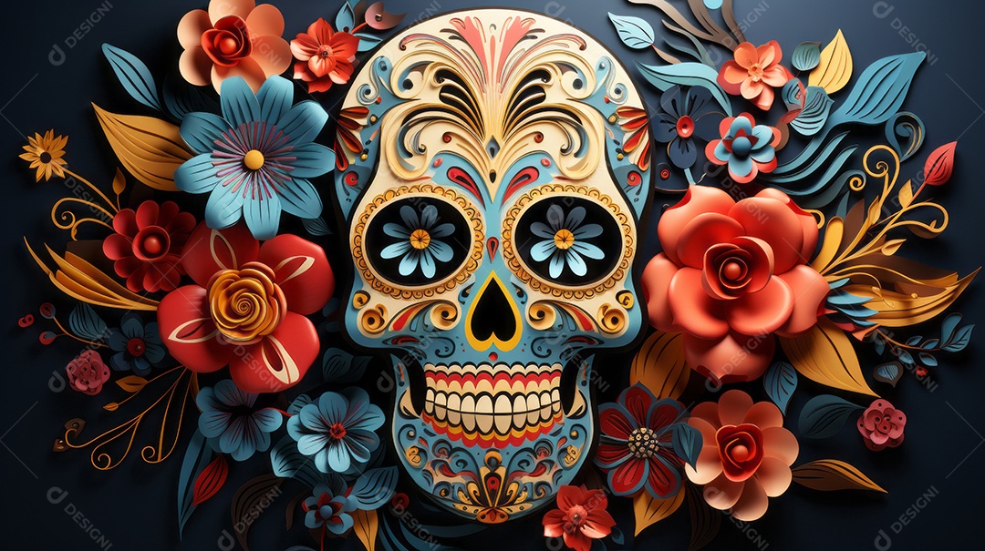 Dia dos Mortos, lembrando o falecido 1º de novembro Generative AI.