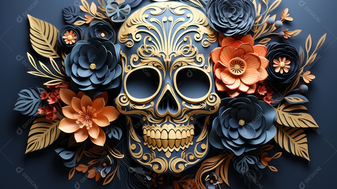 Dia dos Mortos, lembrando o falecido 1º de novembro Generative AI.