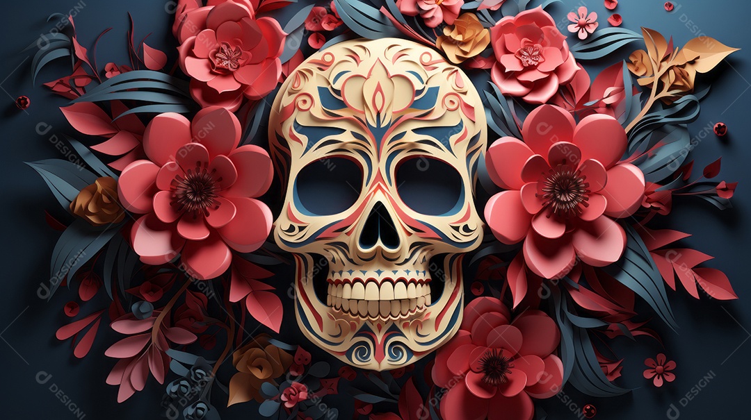 Dia dos Mortos, lembrando o falecido 1º de novembro Generative AI.