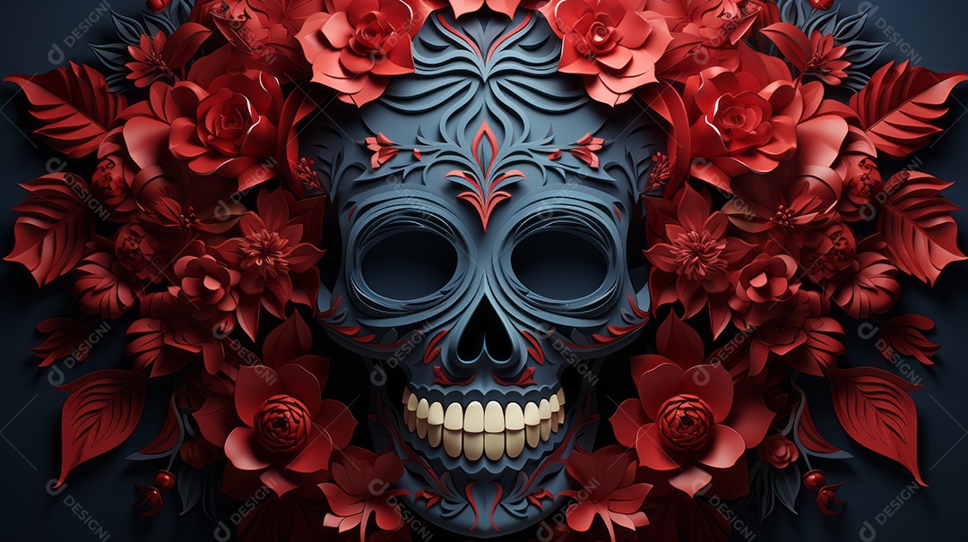 Dia dos Mortos, lembrando o falecido 1º de novembro Generative AI.