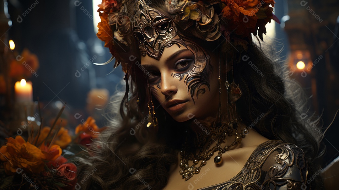 Dia dos Mortos, lembrando o falecido 1º de novembro Generative AI.