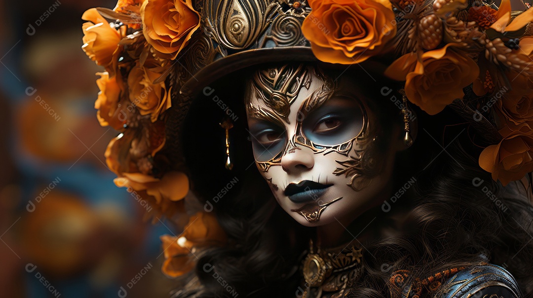 Dia dos Mortos, lembrando o falecido 1º de novembro Generative AI.