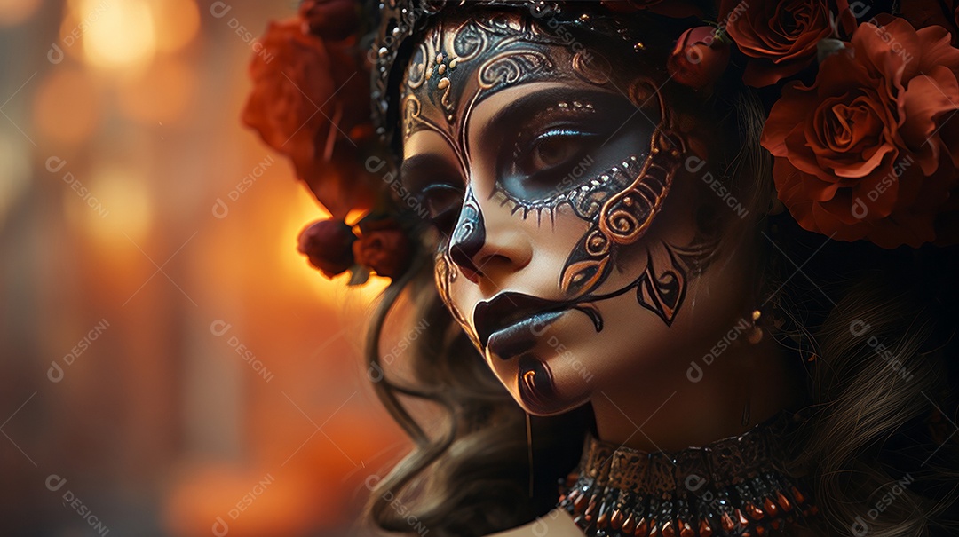 Dia dos Mortos, lembrando o falecido 1º de novembro Generative AI.