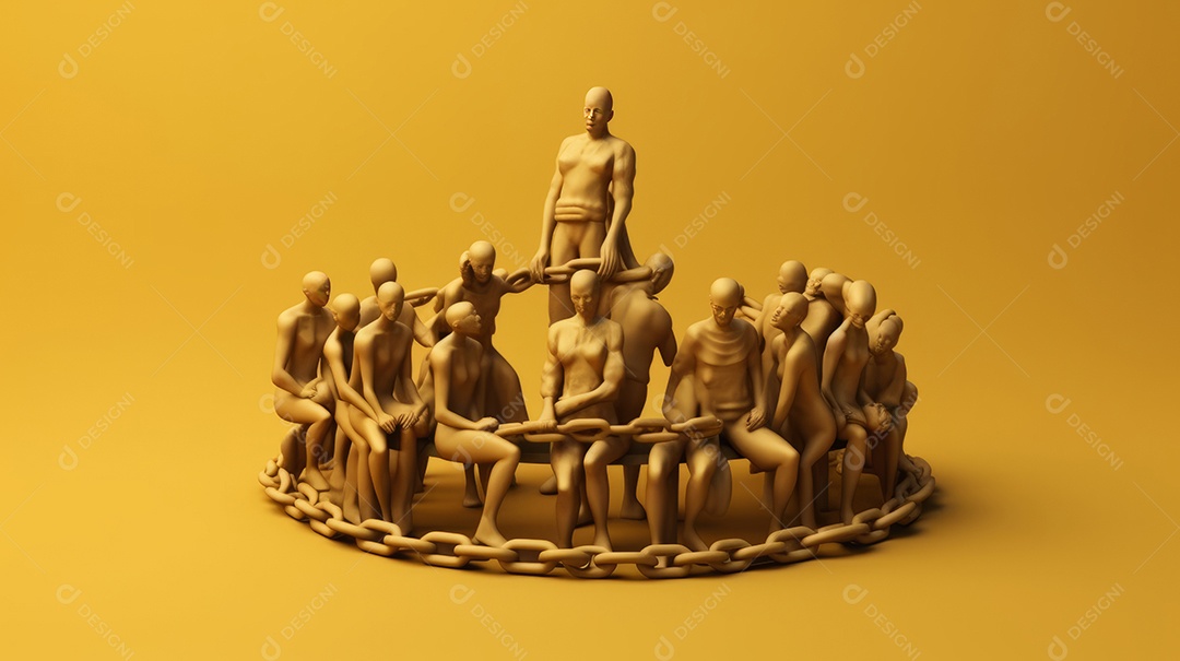 Dia Internacional da Abolição da Escravatura, 2 de dezembro Generative AI.