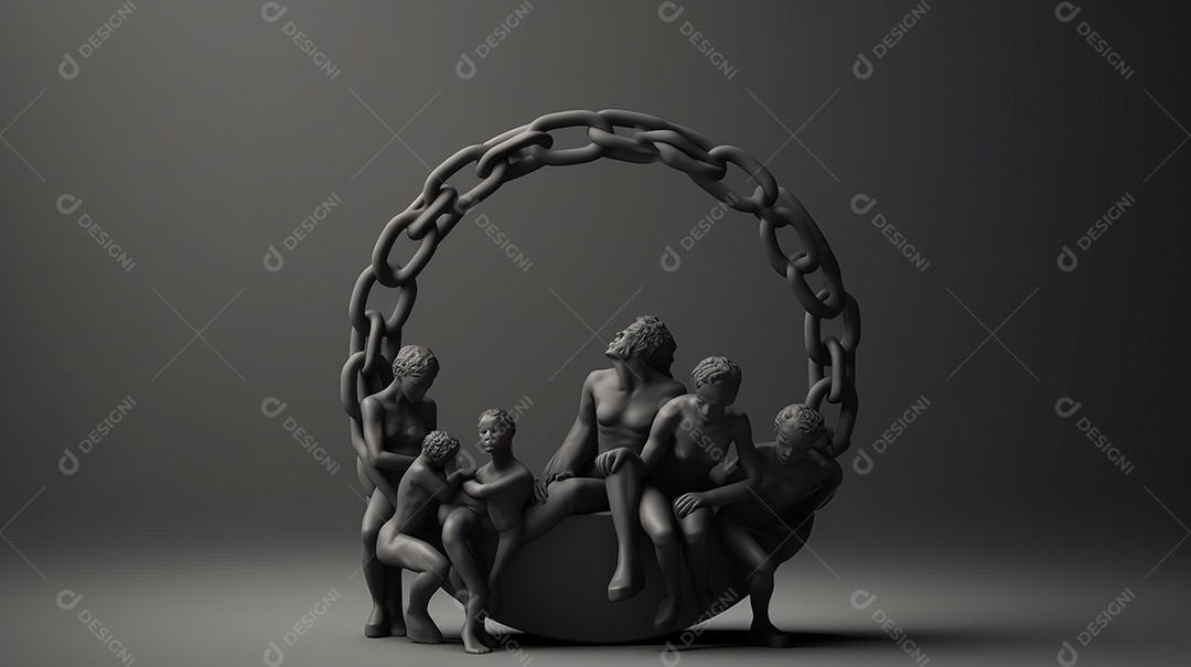 Dia Internacional da Abolição da Escravatura, 2 de dezembro Generative AI.