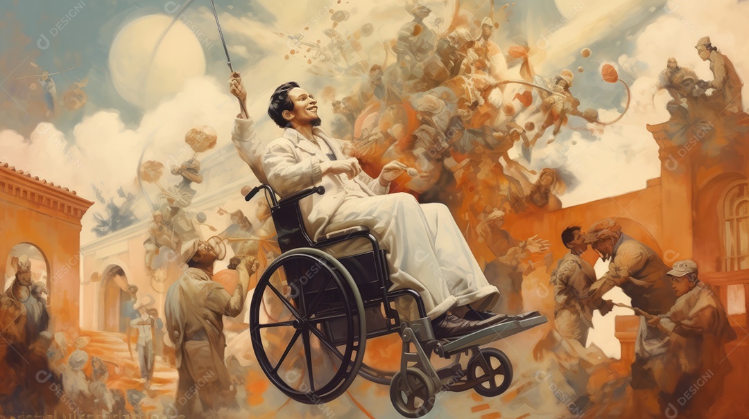 Dia Internacional das Pessoas com Deficiência 3 de dezembro Generative AI.