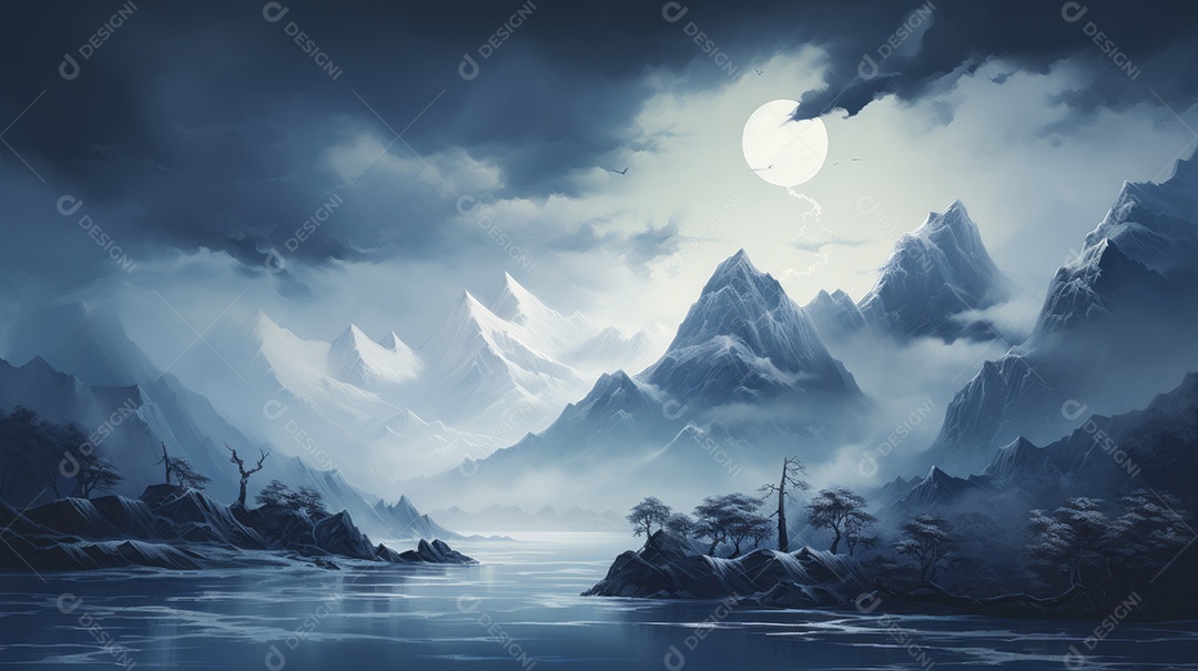 Dia Internacional da Montanha 11 de dezembro IA generativa.