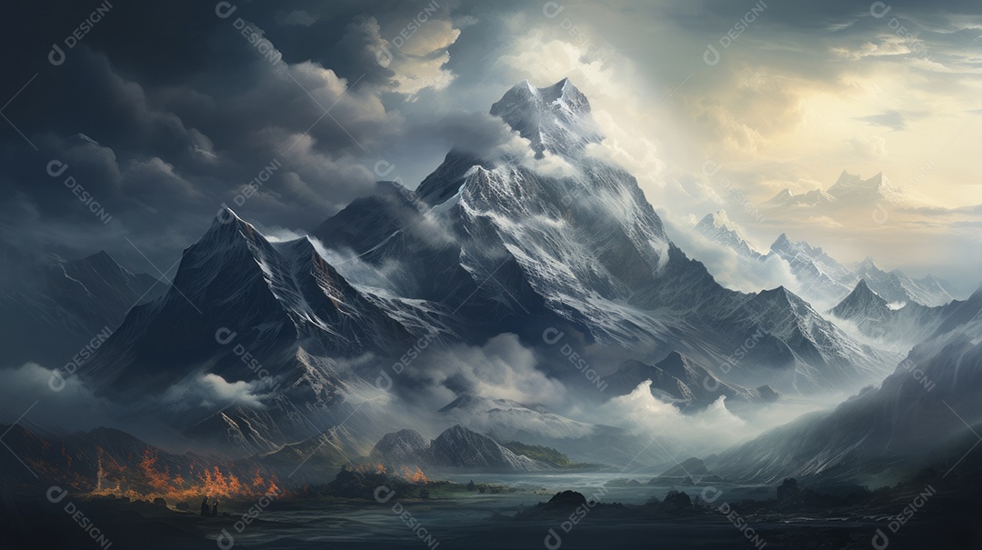 Dia Internacional da Montanha 11 de dezembro IA generativa.