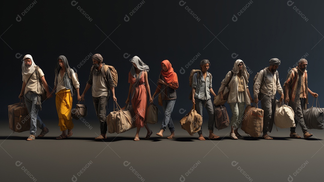 Dia Internacional da Migração 18 de dezembro IA generativa.