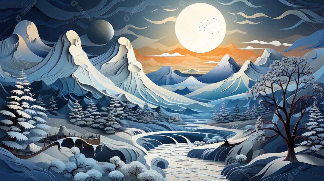 Temporada de inverno 22 de dezembro a 22 de março.