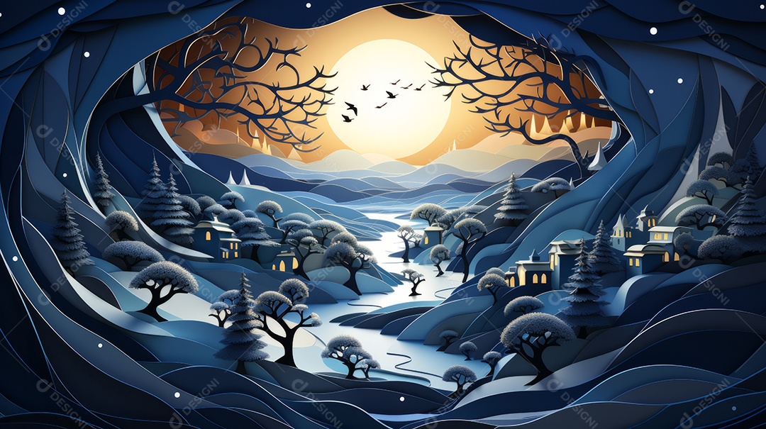 Temporada de inverno 22 de dezembro a 22 de março.