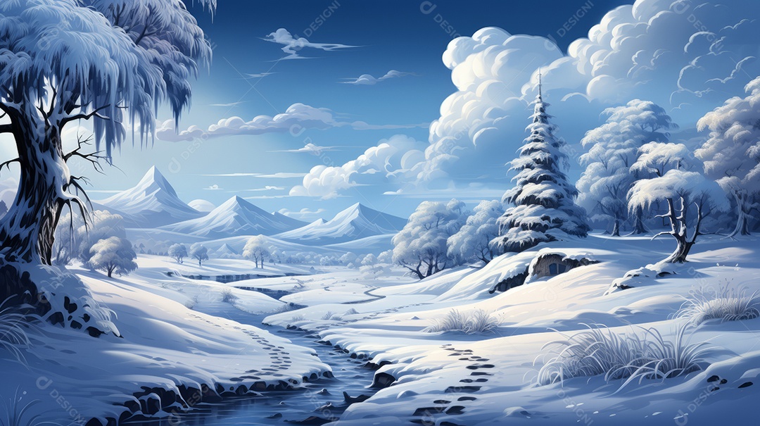 Temporada de inverno 22 de dezembro a 22 de março.