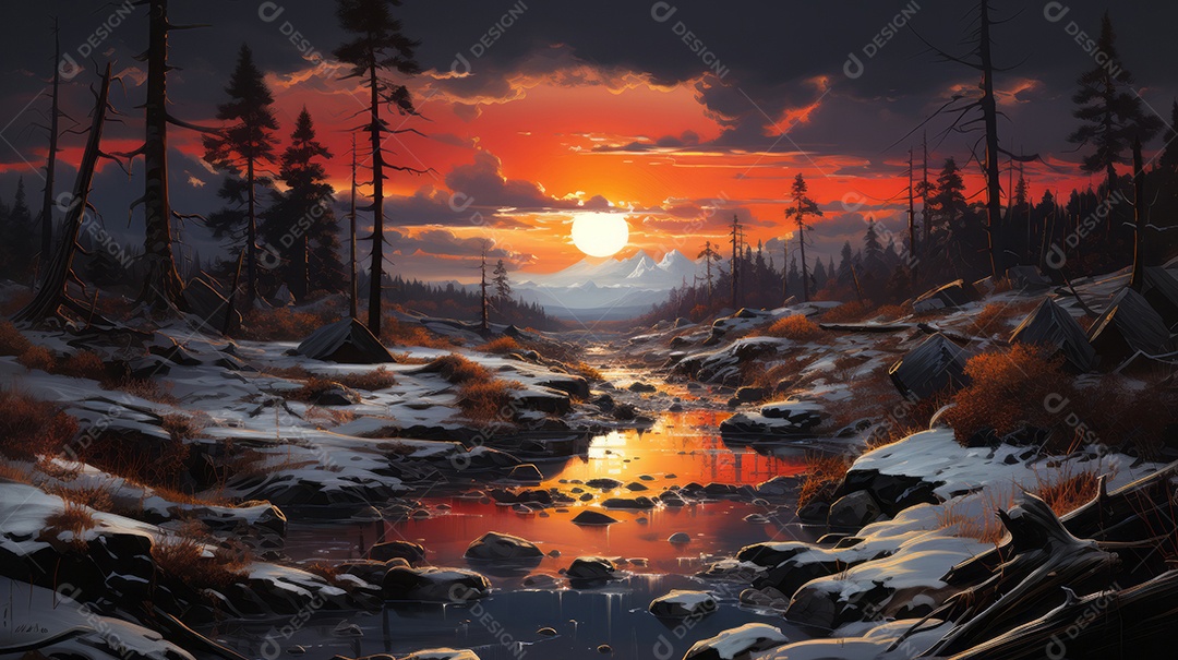 Temporada de inverno 22 de dezembro a 22 de março.