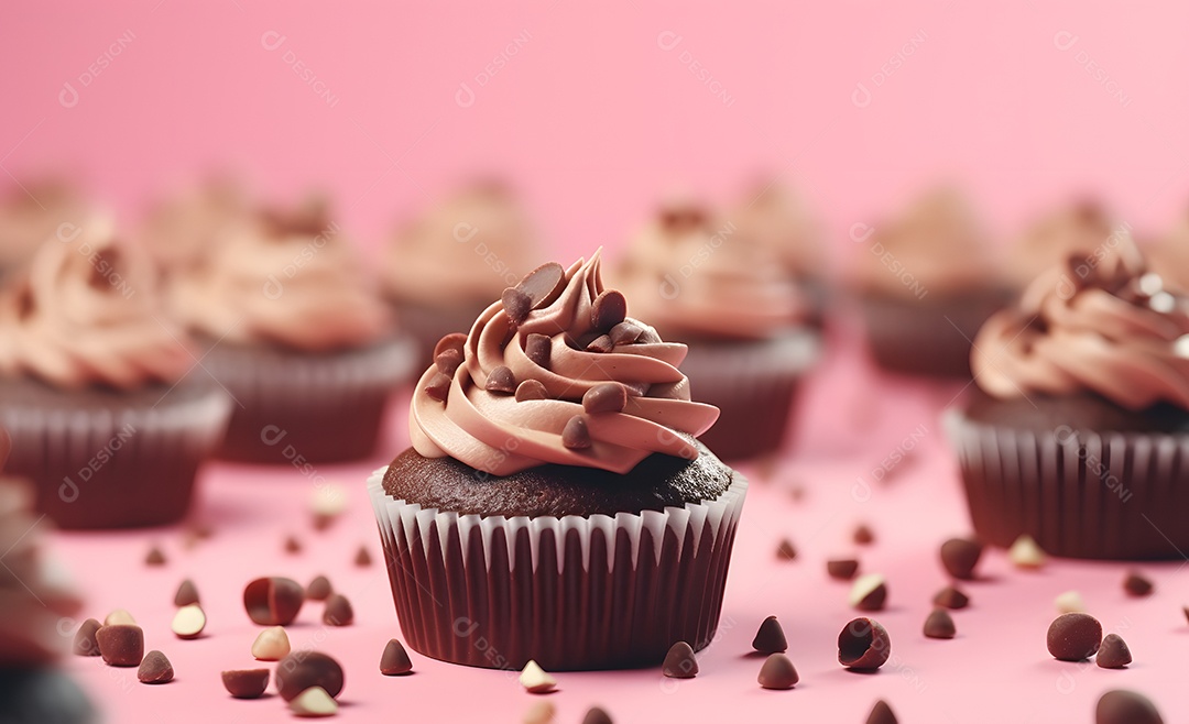 Delicioso cupcake decorado