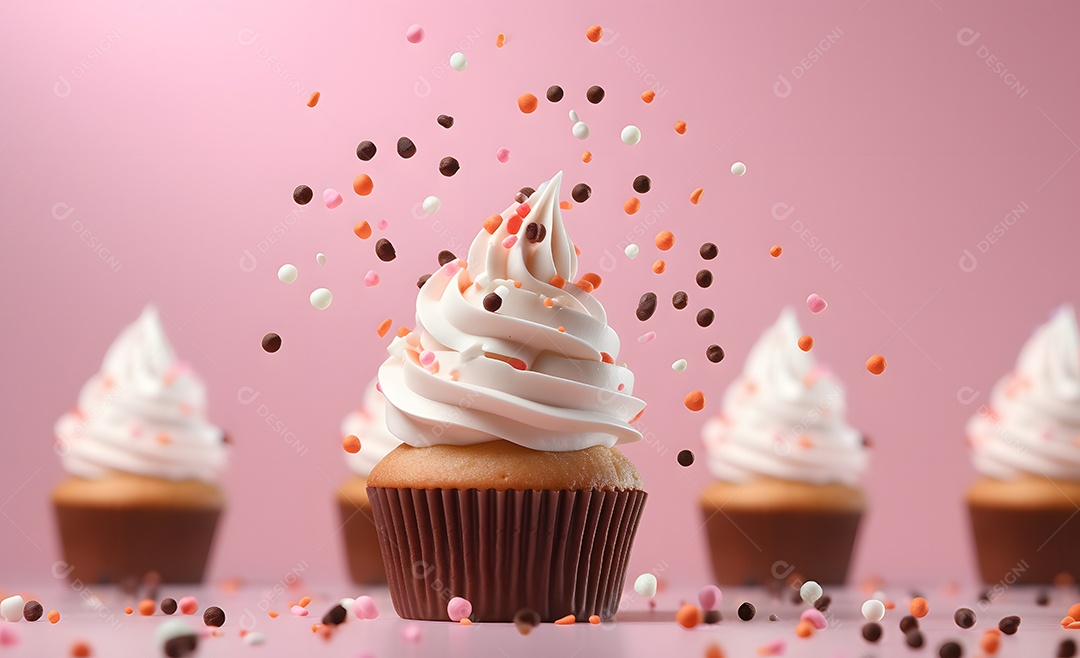 Delicioso cupcake decorado