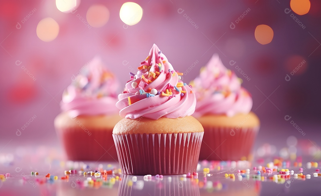 Delicioso cupcake decorado