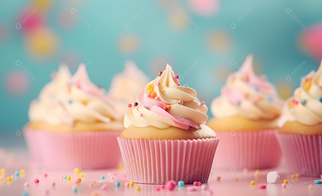 Delicioso cupcake decorado