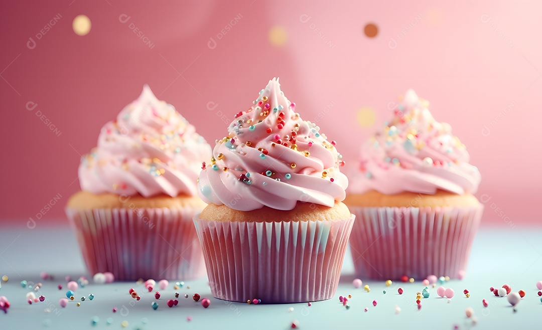 Delicioso cupcake decorado