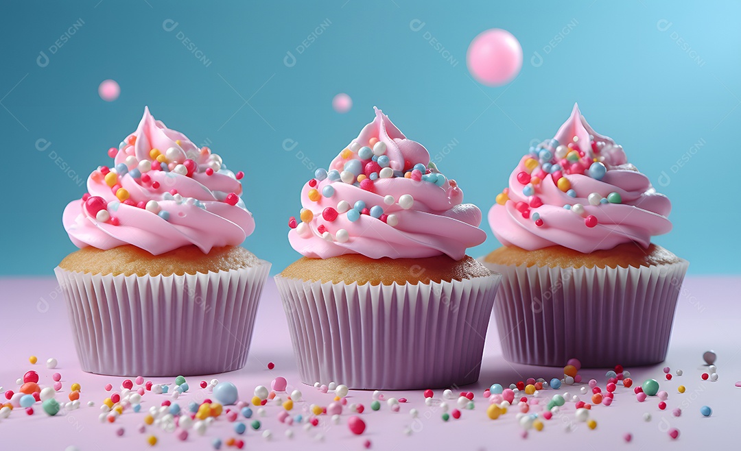 Delicioso cupcake decorado