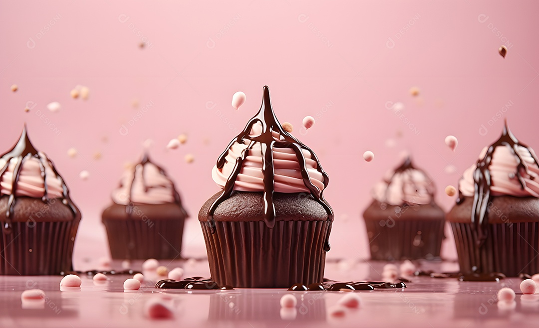 Delicioso cupcake decorados